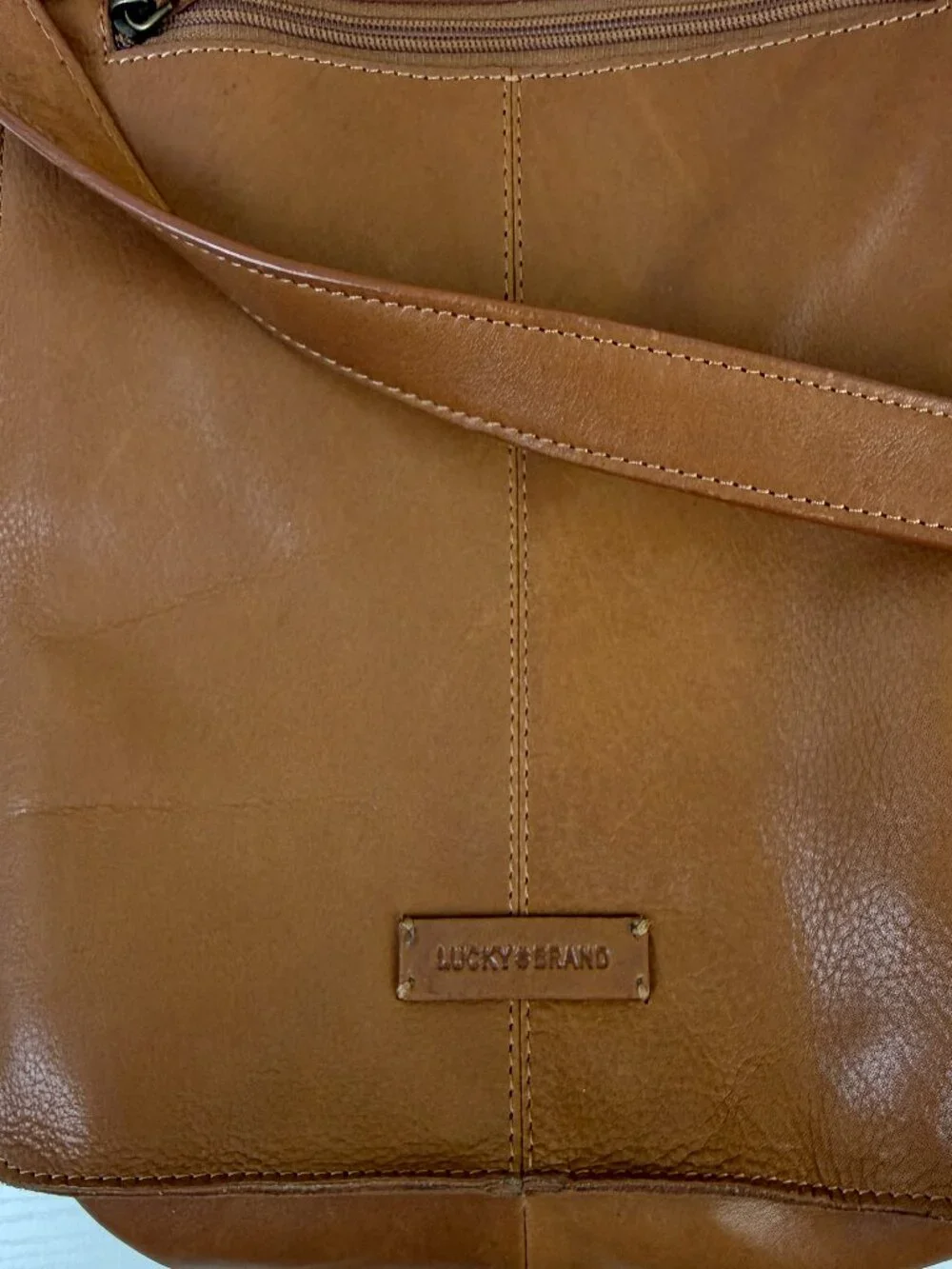 Lucky Brand Soft Premium Leather Crossbody Bag